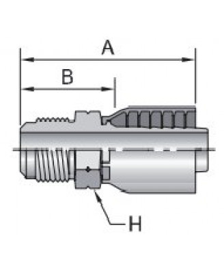 17811F НАРУЖНАЯ SAE 45º РАСШИРЕНИЕ
