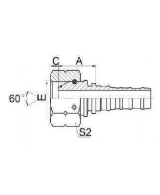 22613 ORW BSP FEMALE 60° КОНУС УПЛОТНИТЕЛЬНОЕ КОЛЬЦО АРТИКУЛ BS5200 -22613-ORW