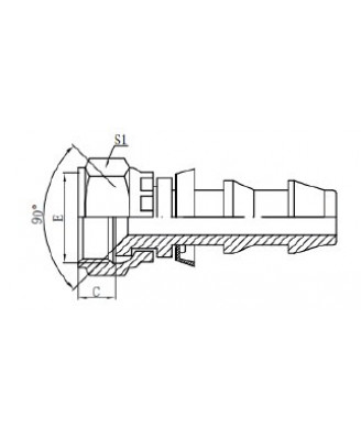 27811-PO SAE ВНУТРЕННИЙ КОНУС 90° БЕЗРАСПОРНЫЙ ФИТИНГ 27811-PO 27811-PO SAE ВНУТРЕННИЙ КОНУС 90° БЕЗРАСПОРНЫЙ ФИТИНГ 27811-PO