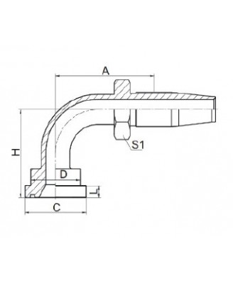 87398D-R5 90° SAE ФЛАНЕЦ 3000PSI МНОГОРАЗОВЫЙ ФИТИНГ 87398 D-R5 87398D-R5 90° SAE ФЛАНЕЦ 3000PSI МНОГОРАЗОВЫЙ ФИТИНГ 87398 D-R5